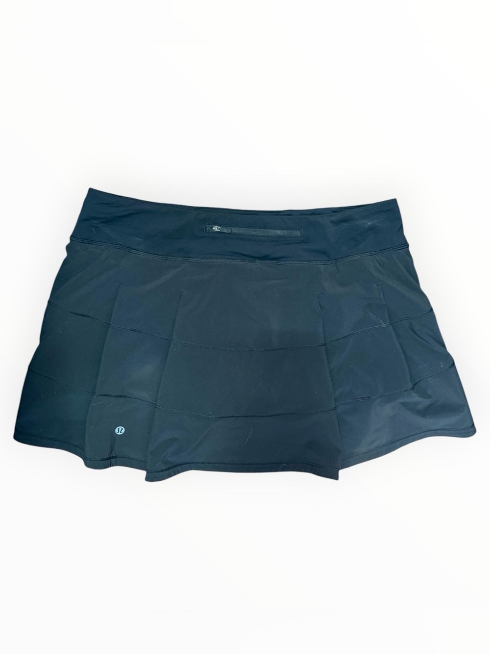 Black Lululemon Pace Rival Mid-Rise Skirt size 12 - Picture 1 of 3
